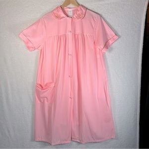 NWOT Vtg philmaid 1960's Nightgown house dress house coat pink medium